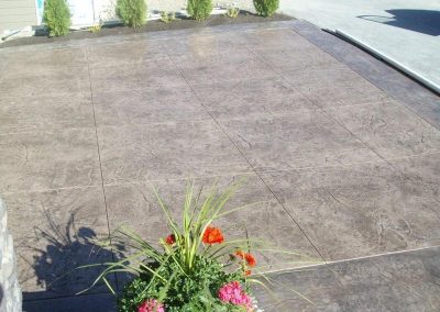 concrete pads